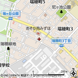 兵庫県伊丹市瑞穂町6丁目48周辺の地図