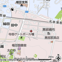愛知県西尾市寺部町林添周辺の地図