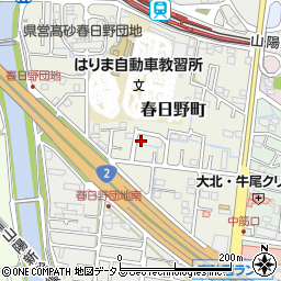 兵庫県高砂市春日野町6-13周辺の地図