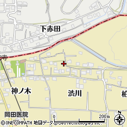 京都府木津川市山城町綺田渋川36周辺の地図