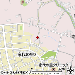 静岡県掛川市家代1895周辺の地図
