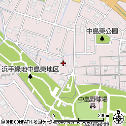 兵庫県姫路市飾磨区中島523周辺の地図