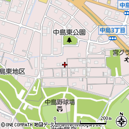 兵庫県姫路市飾磨区中島414-375周辺の地図