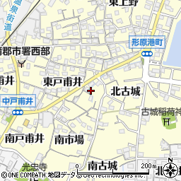 愛知県蒲郡市形原町南市場5周辺の地図