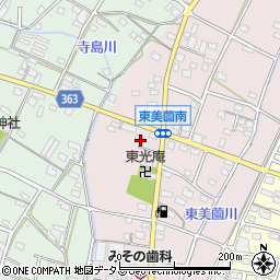 静岡県浜松市浜名区東美薗199周辺の地図