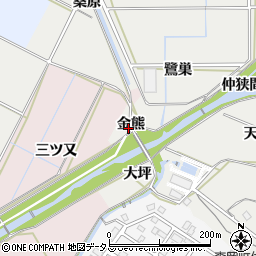 愛知県豊橋市石巻本町金熊周辺の地図