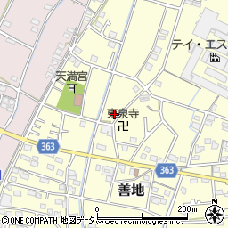 静岡県浜松市浜名区善地16周辺の地図