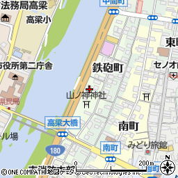 岡山県高梁市鉄砲町1767周辺の地図