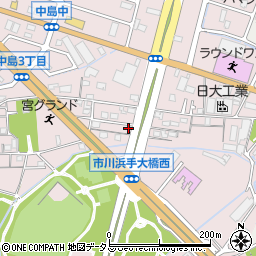 兵庫県姫路市飾磨区中島414-230周辺の地図