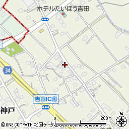 静岡県榛原郡吉田町神戸1437周辺の地図