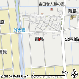 愛知県西尾市吉良町吉田離島周辺の地図