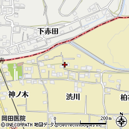 京都府木津川市山城町綺田渋川47周辺の地図