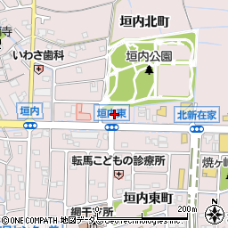 兵庫県姫路市網干区垣内東町190周辺の地図