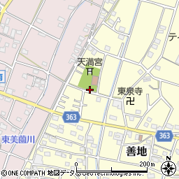 静岡県浜松市浜名区善地54周辺の地図