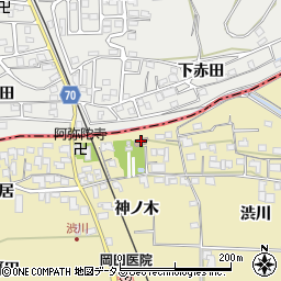 北綺田公民館周辺の地図