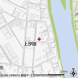 愛知県西尾市一色町松木島上汐田75周辺の地図