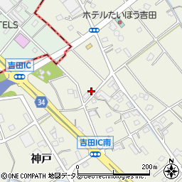 静岡県榛原郡吉田町神戸1434周辺の地図