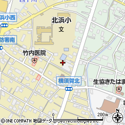 静岡県浜松市浜名区横須賀745周辺の地図