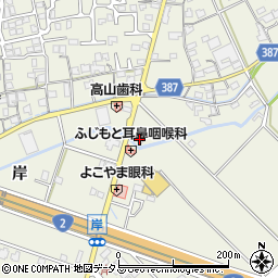 兵庫県加古川市西神吉町岸292周辺の地図