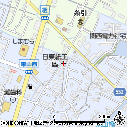 兵庫県姫路市東山1周辺の地図