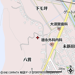 愛知県西尾市鳥羽町姫山周辺の地図