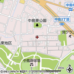 兵庫県姫路市飾磨区中島414-20周辺の地図