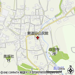 東這田公民館周辺の地図