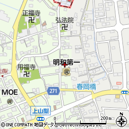 静岡県袋井市上山梨831周辺の地図