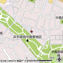 兵庫県姫路市飾磨区中島529-9周辺の地図