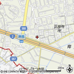 兵庫県加古川市西神吉町岸322周辺の地図