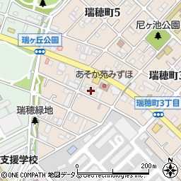 兵庫県伊丹市瑞穂町6丁目52周辺の地図