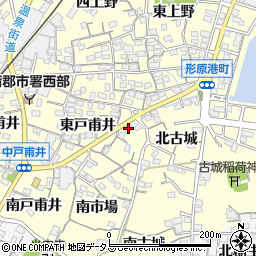 愛知県蒲郡市形原町南市場3周辺の地図
