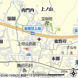 愛知県西尾市東幡豆町西前田周辺の地図