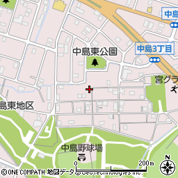 兵庫県姫路市飾磨区中島414-112周辺の地図