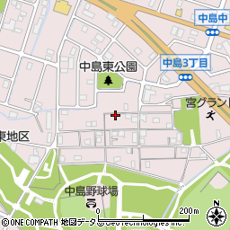 兵庫県姫路市飾磨区中島414-342周辺の地図