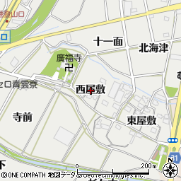 愛知県豊橋市石巻本町西屋敷周辺の地図