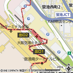 兵庫県伊丹市周辺の地図