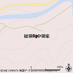 広島県庄原市総領町中領家周辺の地図