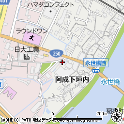 兵庫県姫路市飾磨区中島2750周辺の地図