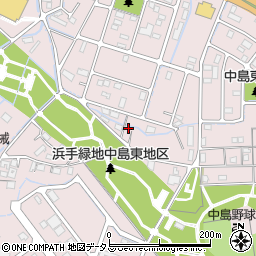 兵庫県姫路市飾磨区中島529-7周辺の地図
