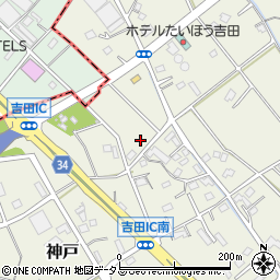 静岡県榛原郡吉田町神戸1433周辺の地図