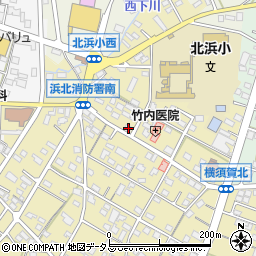 静岡県浜松市浜名区横須賀713周辺の地図