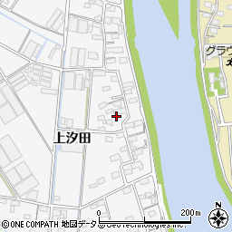 愛知県西尾市一色町松木島上汐田73周辺の地図
