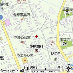 静岡県袋井市上山梨1482周辺の地図