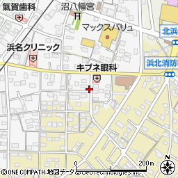 静岡県浜松市浜名区沼110-4周辺の地図