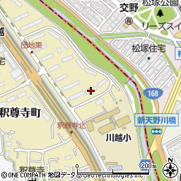 大阪府枚方市釈尊寺町28-2周辺の地図