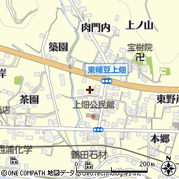 愛知県西尾市東幡豆町鍛治屋畑周辺の地図