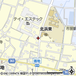 静岡県浜松市浜名区善地139周辺の地図