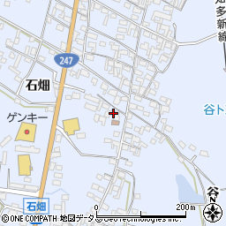 愛知県知多郡美浜町奥田石畑223周辺の地図