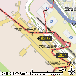 名代とんかつ かつくら 大阪国際空港店周辺の地図